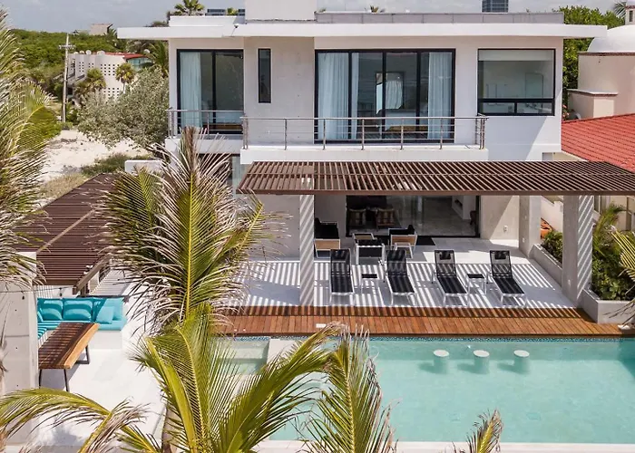 Villa Beachfront With Breakfast Included Puerto Morelos
